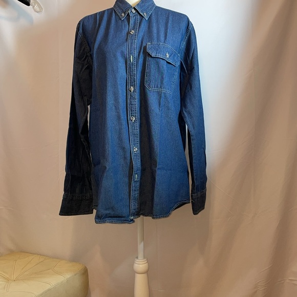 New no tags. Men’s Jeans Shirt. - Picture 3 of 4